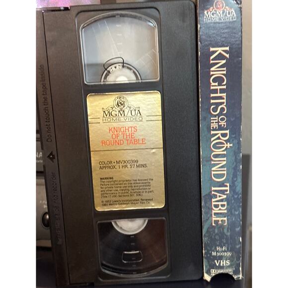 Nights of the round table VHS 1981 MGM - Picture 3 of 3
